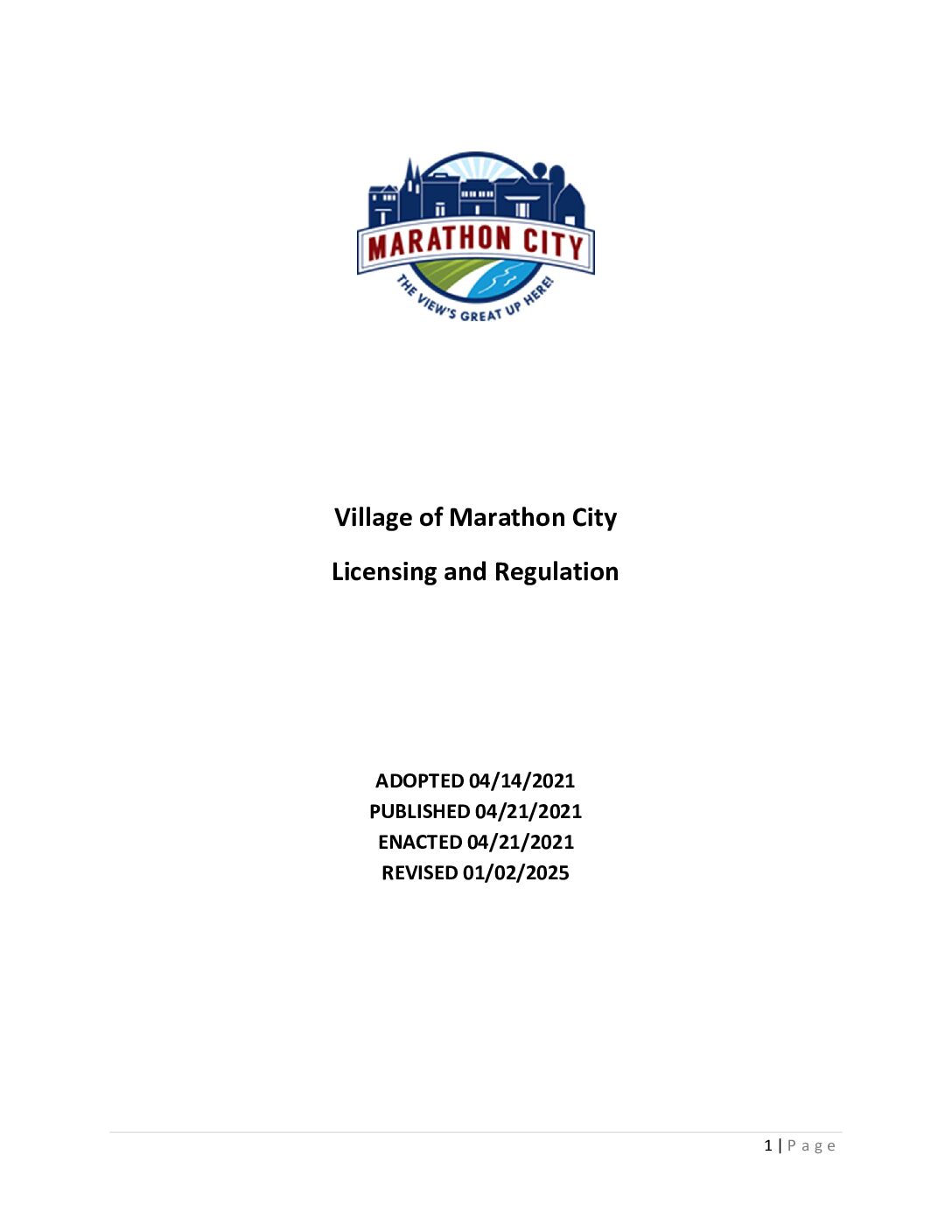 Title 07 – Licensing & Regulation