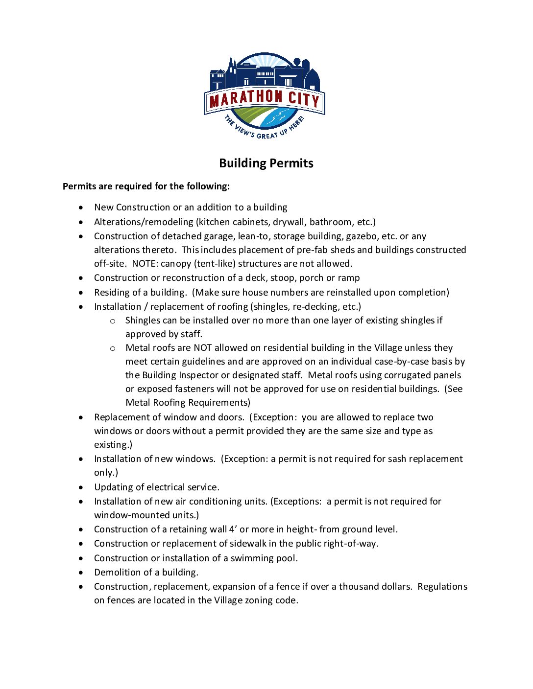 When to get a Building Permit