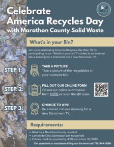 America Recycles Day - Marathon County
