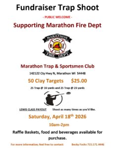 MFD Trap Shoot Fundraiser Flyer