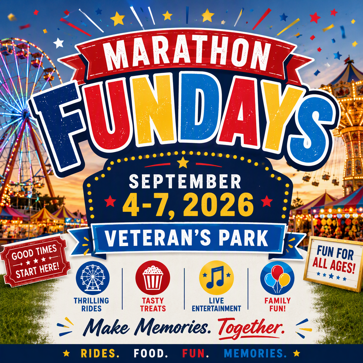 Marathon Fundays 2026 Informational Graphic Marathon Fundays 2026 Informational Graphic