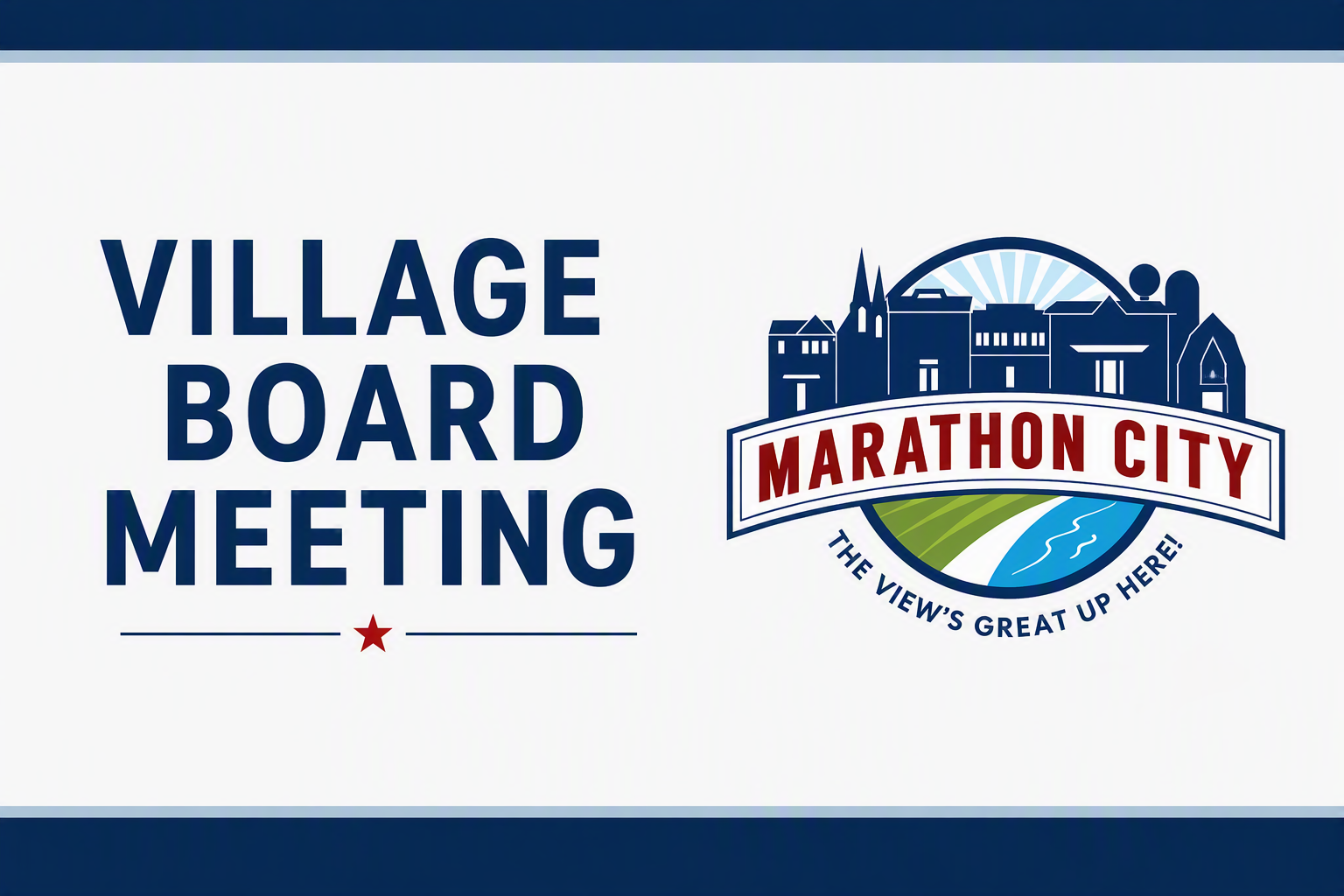 Village Board Meeting Image