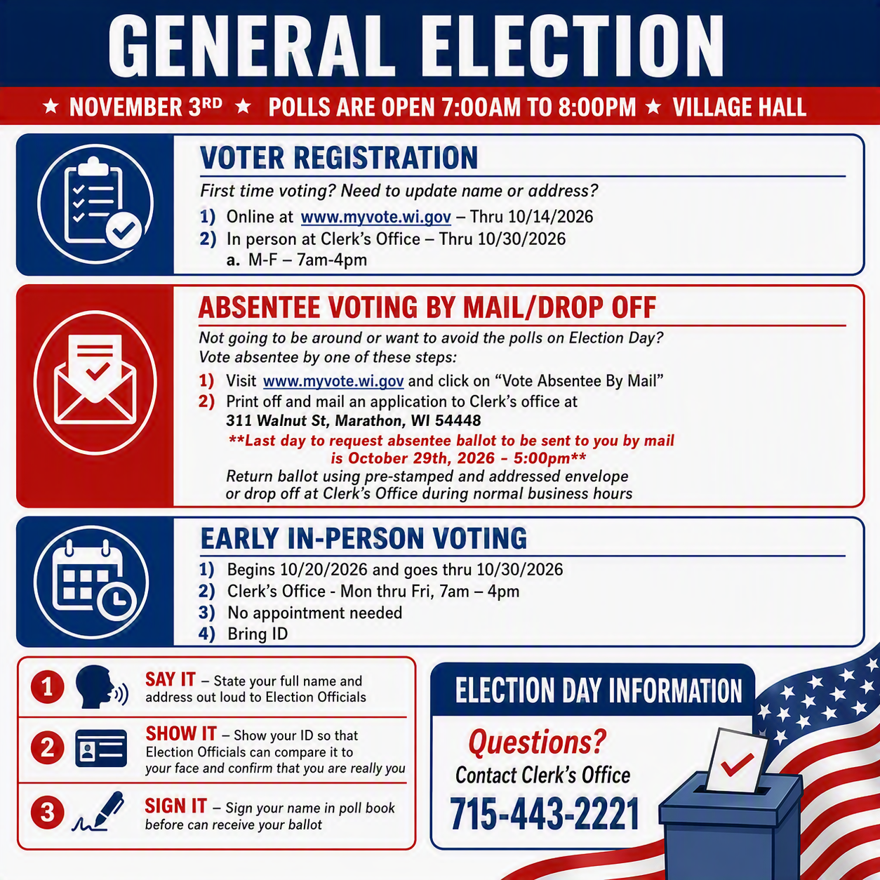 2026 General Election Information