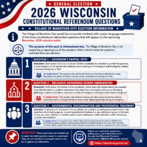 Constitutional Referendum Questions Flyer